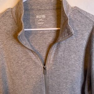 Women’s Michael Kors grey full zip sweater